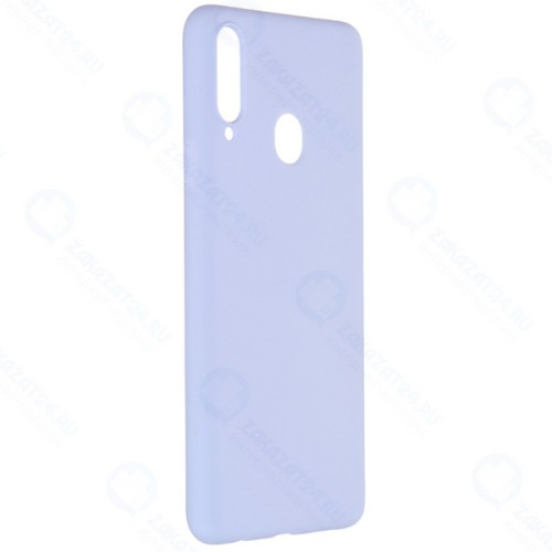 Чехол PERO для Samsung A20S, голубой (СС01-A20SOB)