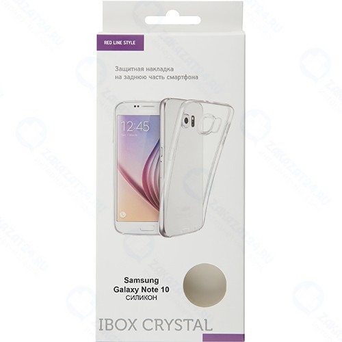 Чехол RED-LINE iBox Crystal для Galaxy Note 10, прозрачный (УТ000018349)