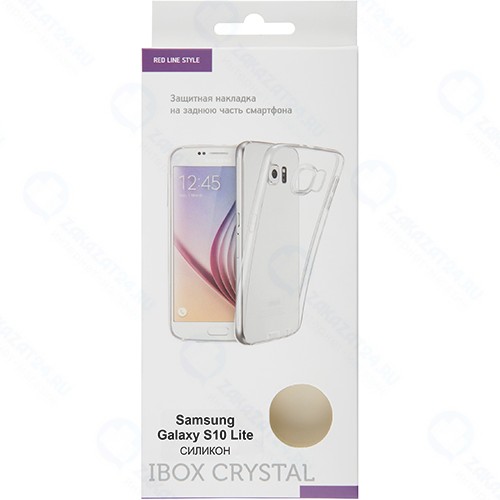 Чехол RED-LINE iBox Crystal для Galaxy S10 Lite, прозрачный (УТ000019229)