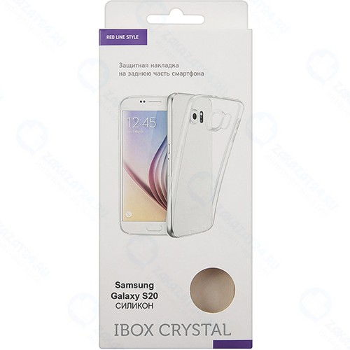 Чехол RED-LINE iBox Crystal для Galaxy S20, прозрачный (УТ000019661)