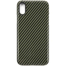 Чехол Barn&Hollis Carbon для iPhone X High Gloss Green (УТ000020719)
