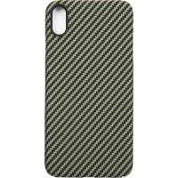 Чехол Barn&Hollis Carbon для iPhone XS Max Matte Green (УТ000020723)