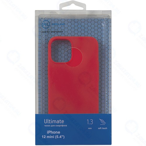 Чехол RED-LINE Ultimate для iPhone 12 mini, красный (УТ000021881)