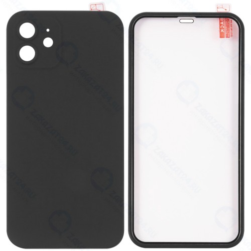 Чехол RED-LINE 360 Full Body для iPhone 12, черный (УТ000026489)