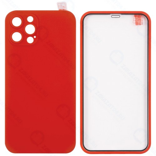 Чехол RED-LINE 360 Full Body для iPhone 12 Pro, красный (УТ000026504)