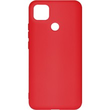 Чехол DF для Xiaomi Redmi 9C, силикон с микрофиброй, красный (xiOriginal-14)