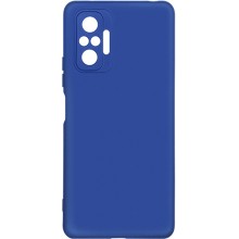 Чехол DF для Xiaomi Redmi Note 10 Pro, силикон с микрофиброй, синий (xiOriginal-20)