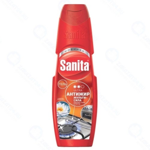 Гель для удаления жира и нагара Sanita Антижир. Мультисила, 500 мл