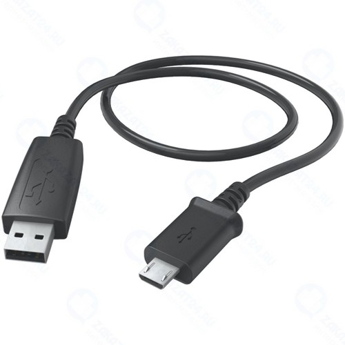 Кабель Hama micro USB-B, USB-A, 0,6 м Black (00173672)