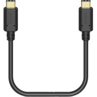 Кабель Hama USB Type-C, 0,2 м Black (00183333)