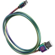 Кабель Qumo Rainbow USB 2.0-Type C 1,2 м (24320)