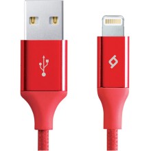 Кабель для iPod, iPhone, iPad TTEC AlumiCable MFI Lightning 8pin Red (2DKM02K)