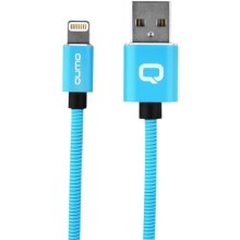 Кабель Qumo MFI С48 USB-Apple 8 pin, 1,2 м Blue (30023)