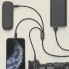 Кабель для iPod, iPhone, iPad Deppa Ligthning - microUSB/USB-C, 1,2 м (72299)
