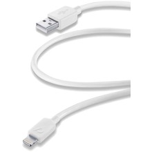 Кабель CELLULAR-LINE Lightning - USB, белый, 1 м (CLBDCMFIIPH5W)