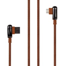 Кабель Rombica Digital Electron USB Type-C Brown (CPQ-002) Кабель Rombica Digital Electron USB Type-C Brown (CPQ-002)