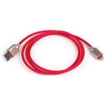 Кабель Rombica Digital IB-05 MFI Lightning 1 м. Red Кабель Rombica Digital IB-05 MFI Lightning 1 м. Red