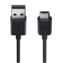 Кабель Belkin USB Type-C/USB Type-A, 1,8 м Black (F2CU032bt06-BLK) Кабель Belkin USB Type-C/USB Type-A, 1,8 м Black (F2CU032bt06-BLK)