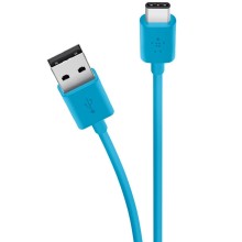 Кабель Belkin USB Type-C/USB Type-A, 1,8 м Blue (F2CU032bt06-BLU) Кабель Belkin USB Type-C/USB Type-A, 1,8 м Blue (F2CU032bt06-BLU)