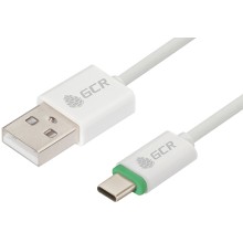 Кабель GCR GCR-UC15 USB/TypeC, 1 м White (GCR-50996)