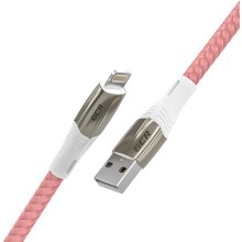 Кабель GCR GCR-IP14 Mercedes USB/Lightning, 1,2 м Pink (GCR-52008)