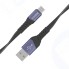 Кабель InterStep USB Type-C/USB Type-A, 60 см Blue (IS-DC-FTCUSB2DB-060B210)