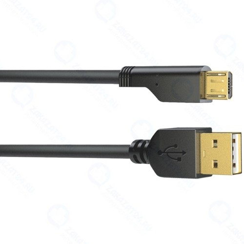 Кабель InterStep USB - microUSB 2m Gold (IS-DC-MCUSB2GLD-000B201)