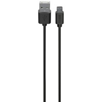 Кабель InterStep MicroUSB-USB-A USB 2.0, 1 м, черный (IS-DC-MCUSBKTUB-000B210)