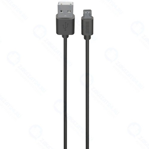 Кабель InterStep MicroUSB-USB-A USB 2.0, 1 м, черный (IS-DC-MCUSBKTUB-000B210)