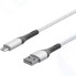 Кабель InterStep MicroUSB/USB2.0, 1,2 м, White (IS-DC-MCUSBNYWT-120B210)