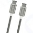 Кабель InterStep USB 2.0/Type-C E-mark Chip, 1 м Silver (IS-DC-TPCECUSNS-100B201)
