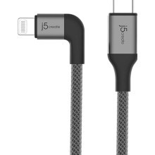 Кабель для iPod, iPhone, iPad J5CREATE USB-C/Lightning (JALC15B)