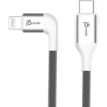 Кабель для iPod, iPhone, iPad J5CREATE USB-C/Lightning (JALC15W)