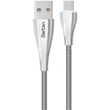 Кабель Dorten Micro USB Armor Series 1 м Silver