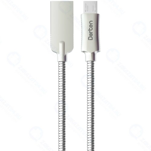 Кабель Dorten Micro USB Steel Shell Series 1 м Silver
