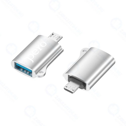 Адаптер PERO AD02 OTG microUSB/USB 2.0 (PRAD02MUSR)