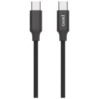 Кабель PERO DC-05 USB Type-C, 60W, 3А, 2 м (PRDC-05TCTC2MB)