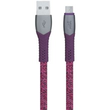 Кабель RIVACASE microUSB/USB 2.0, 1,2 м Red (PS6100 RD12)