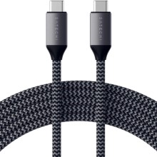 Кабель Satechi USB Type-C - USB Type-C, 100W Charging Cable, нейлон, 2 м Gray (ST-TCC2M)