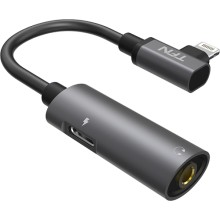 Кабель TFN Lightning/Jack3.5 Grey (TFN-AD-LIGAUX) Кабель TFN Lightning/Jack3.5 Grey (TFN-AD-LIGAUX)