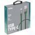 Кабель TFN USB/Type-C, 0,2m Zinc Green (TFN-CZNUSBC02MGRN)