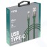 Кабель TFN USB/Type-C, 0,6m Zinc Green (TFN-CZNUSBC06MGRN)