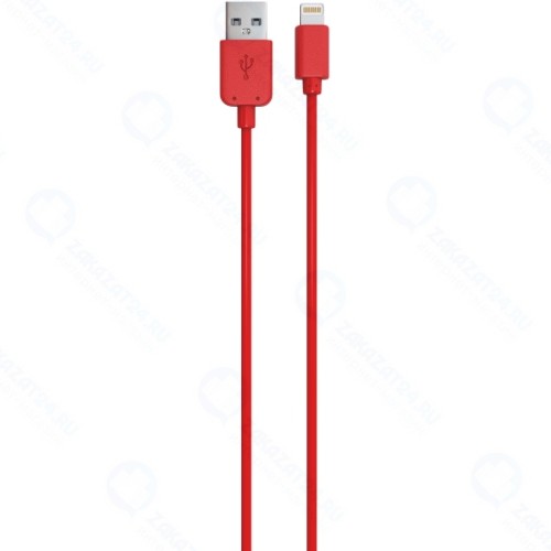 Кабель для iPod, iPhone, iPad RED-LINE USB/8-pin Red (УТ000010041)