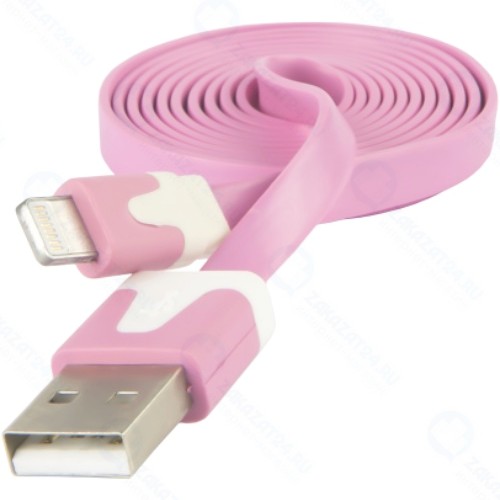 Кабель для iPod, iPhone, iPad RED-LINE USB/8-pin Pink (УТ000010223)