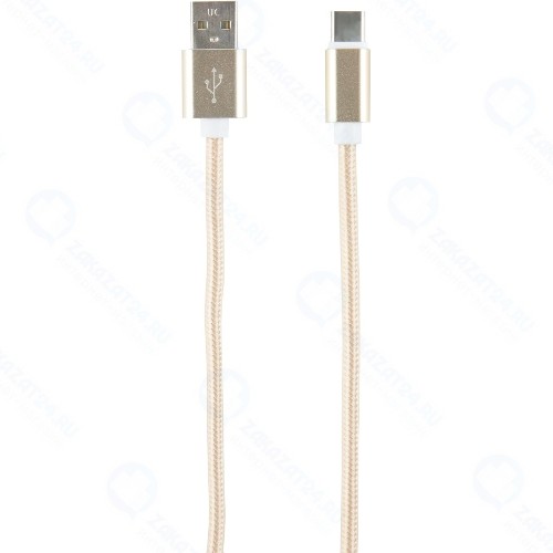 Кабель RED-LINE USB Type-C, 2 м Gold (УТ000014158)