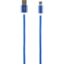 Кабель Red Line USB Type-C, 2 м Blue (УТ000014159)