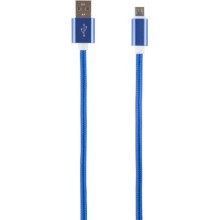 Кабель Red Line USB/micro USB, 2 м Blue (УТ000014163)