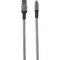 Кабель Red Line Flat USB/micro USB Grey (УТ000015530)