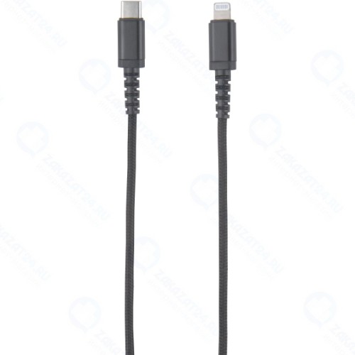 Кабель для iPod, iPhone, iPad RED-LINE Type-C/Lightning MFI Black (УТ000018478)