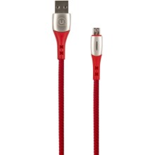 Кабель Usams SJ346 USB-A/micro Smart Power-Off Red (УТ000020260)